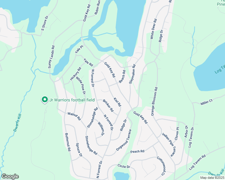 map of restaurants, bars, coffee shops, grocery stores, and more near 131 Kiel Road in Milford