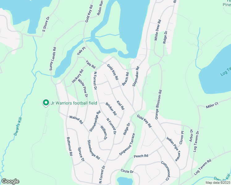 map of restaurants, bars, coffee shops, grocery stores, and more near 131 Kiel Road in Milford