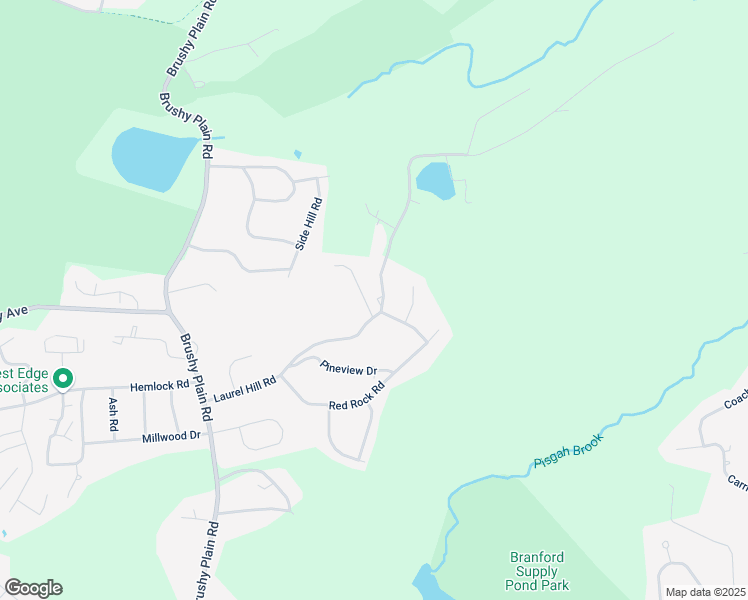 map of restaurants, bars, coffee shops, grocery stores, and more near 87 Laurel Hill Road in Branford