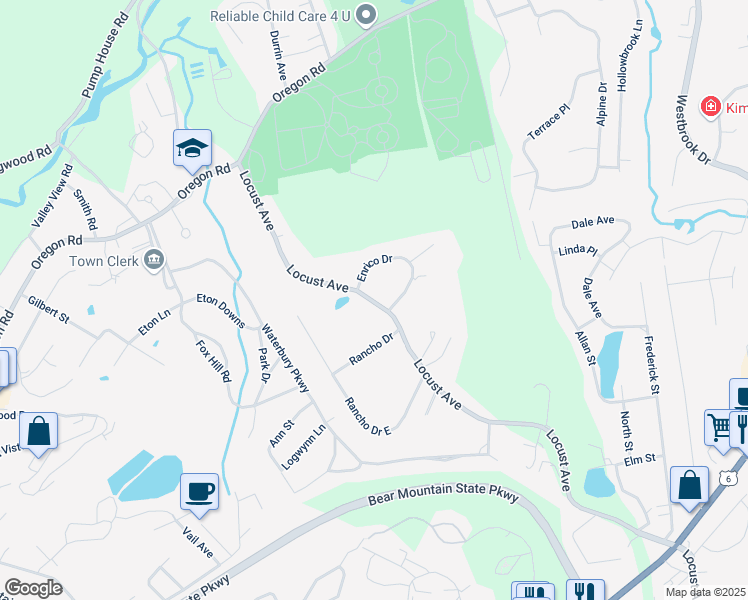 map of restaurants, bars, coffee shops, grocery stores, and more near 2 Enrico Drive in Cortlandt