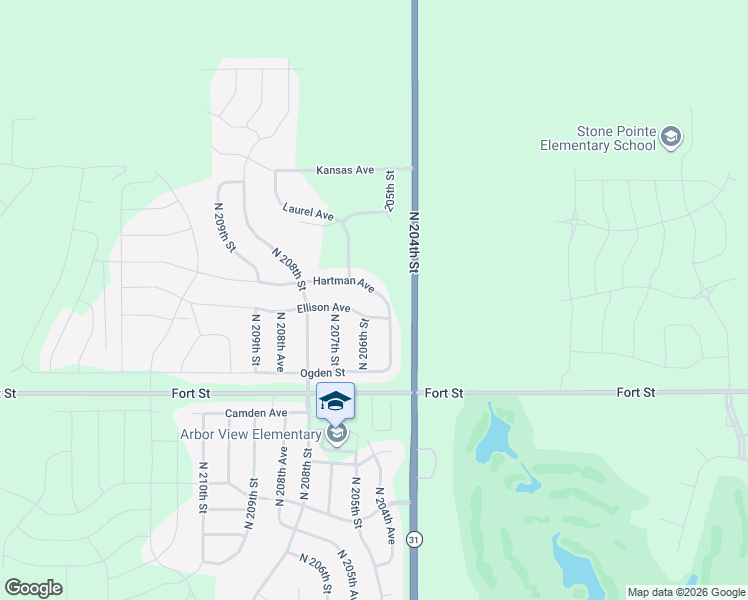 map of restaurants, bars, coffee shops, grocery stores, and more near 6310 County Road 76 in Omaha
