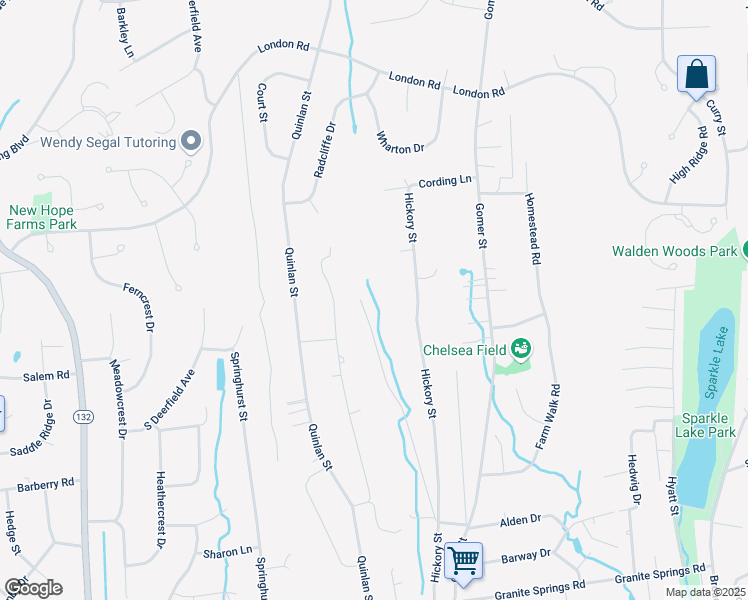 map of restaurants, bars, coffee shops, grocery stores, and more near 3025 Mead Street in Yorktown Heights
