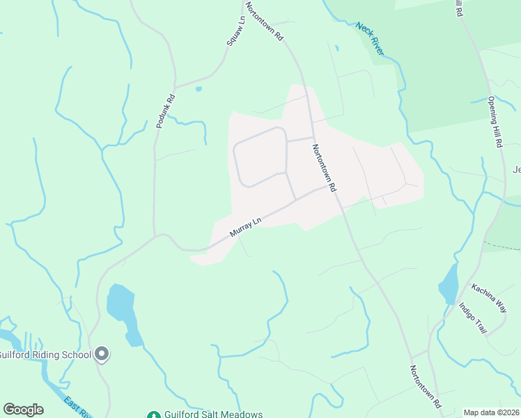 map of restaurants, bars, coffee shops, grocery stores, and more near 131 Murray Lane in Guilford