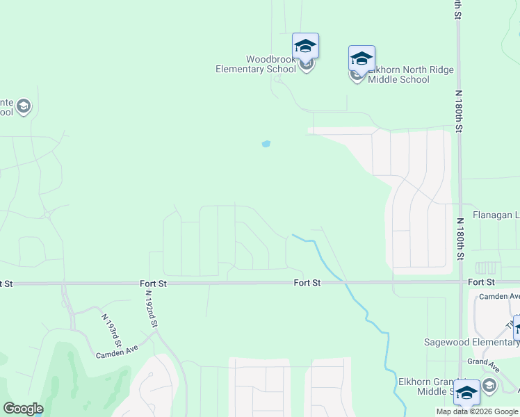map of restaurants, bars, coffee shops, grocery stores, and more near 18818 Fort Street in Omaha