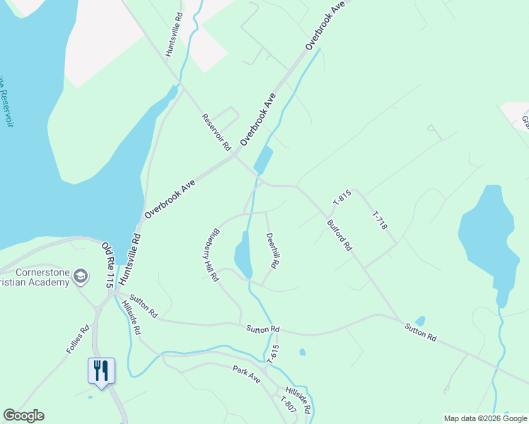 map of restaurants, bars, coffee shops, grocery stores, and more near 349 Blueberry Hill Road in Shavertown