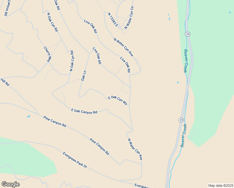 map of restaurants, bars, coffee shops, grocery stores, and more near 13348 East Oak Canyon Way in Huntsville