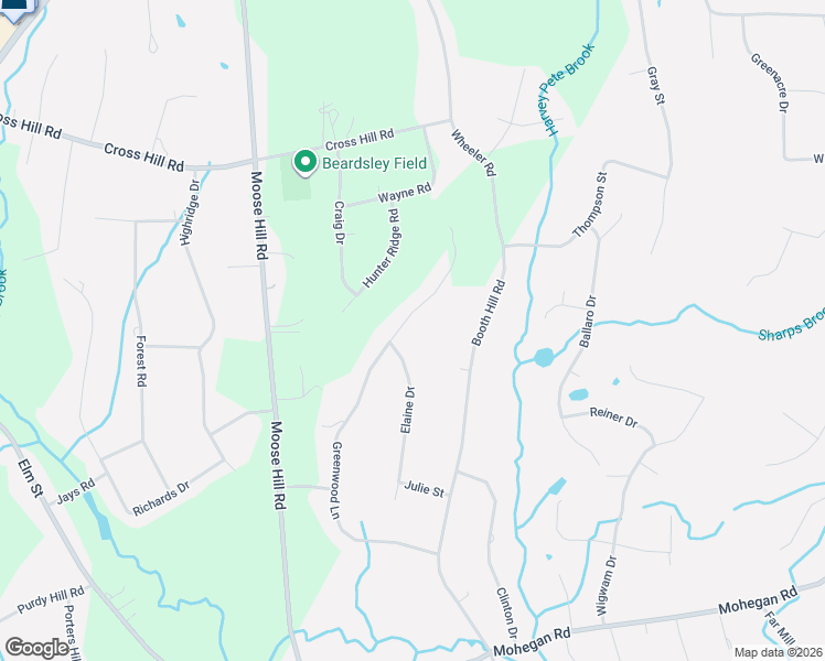 map of restaurants, bars, coffee shops, grocery stores, and more near 11 Elaine Drive in Monroe