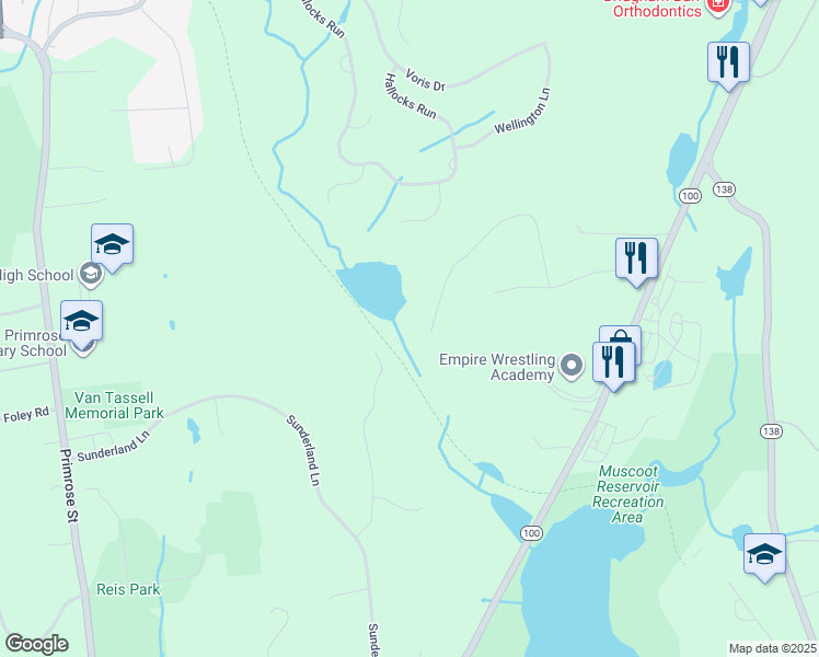 map of restaurants, bars, coffee shops, grocery stores, and more near 24 Annarock Drive in Westchester County