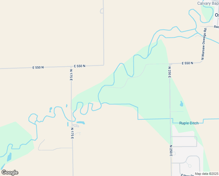 map of restaurants, bars, coffee shops, grocery stores, and more near 2027 East Riverside Drive in Warsaw
