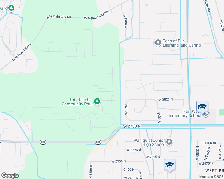 map of restaurants, bars, coffee shops, grocery stores, and more near Galloway Lane in Weber County