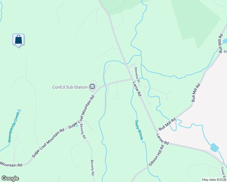 map of restaurants, bars, coffee shops, grocery stores, and more near 57 Sugar Loaf Mountain Road in Chester