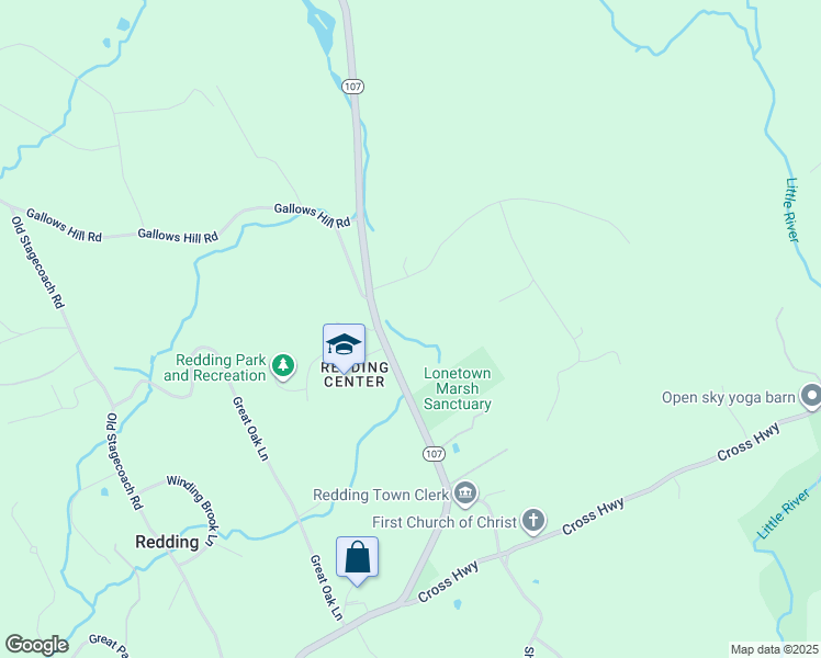 map of restaurants, bars, coffee shops, grocery stores, and more near 10 Deacon Abbott Road in Redding