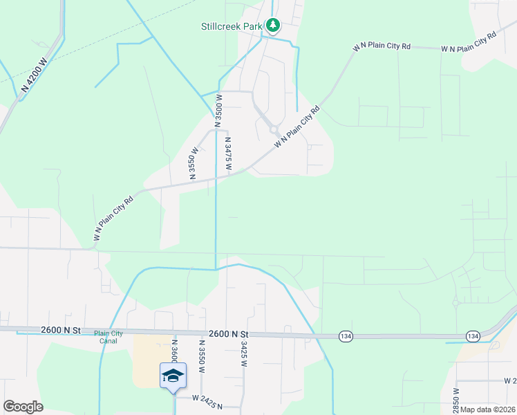 map of restaurants, bars, coffee shops, grocery stores, and more near 3421 West 2875 North in Plain City
