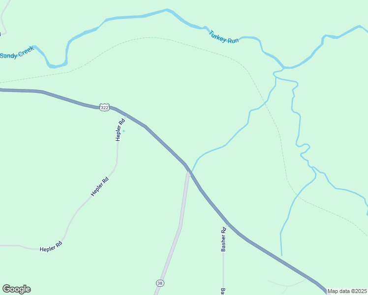 map of restaurants, bars, coffee shops, grocery stores, and more near 9197 U.S. 322 in Cranberry