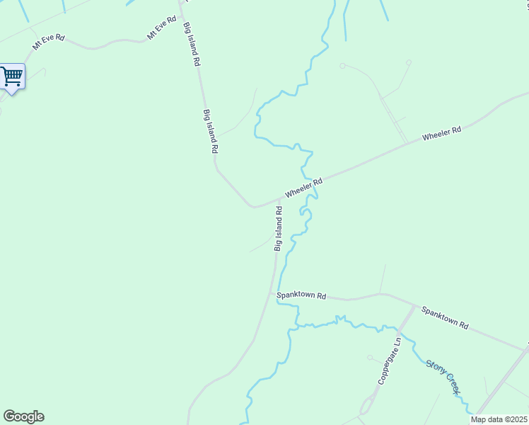 map of restaurants, bars, coffee shops, grocery stores, and more near 241 Big Island Road in Florida