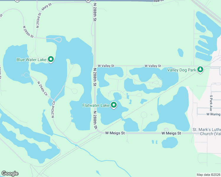 map of restaurants, bars, coffee shops, grocery stores, and more near 28616 Jessie Circle in Valley