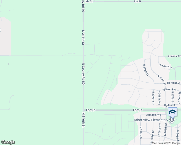 map of restaurants, bars, coffee shops, grocery stores, and more near 6045 North 216th Street in Omaha