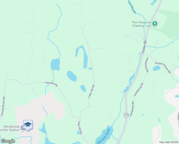 map of restaurants, bars, coffee shops, grocery stores, and more near 537 Toby Hill Road in Westbrook