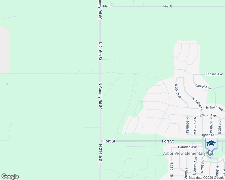 map of restaurants, bars, coffee shops, grocery stores, and more near 6045 North 216th Street in Omaha