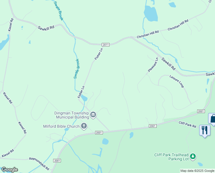 map of restaurants, bars, coffee shops, grocery stores, and more near in Milford