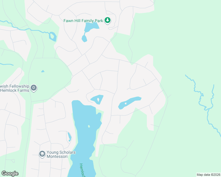 map of restaurants, bars, coffee shops, grocery stores, and more near 111-115 Widgeon Lane in Hawley