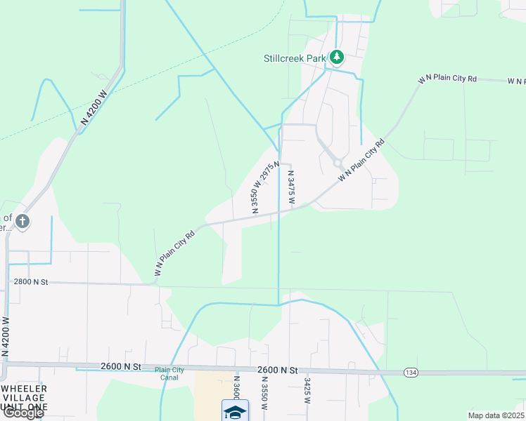 map of restaurants, bars, coffee shops, grocery stores, and more near 2916 North 3550 West in Plain City