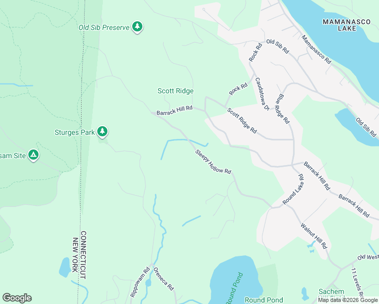 map of restaurants, bars, coffee shops, grocery stores, and more near 121 Sleepy Hollow Road in Ridgefield