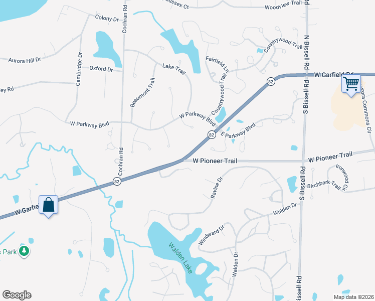 map of restaurants, bars, coffee shops, grocery stores, and more near 100 Clearbrook Lane in Aurora