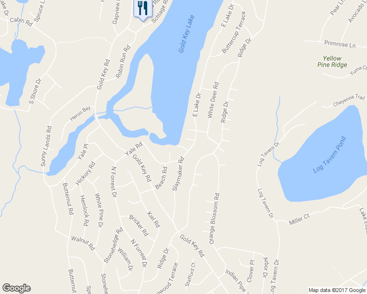 map of restaurants, bars, coffee shops, grocery stores, and more near 103 Otter Road in Milford