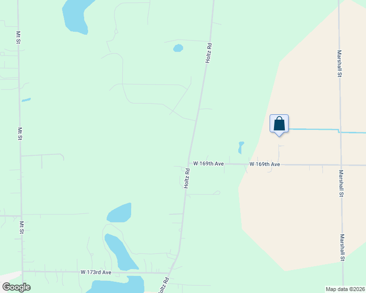 map of restaurants, bars, coffee shops, grocery stores, and more near 16174-16898 Holtz Rd in Lowell