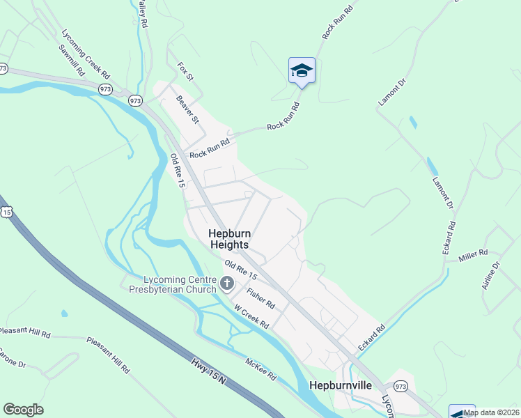 map of restaurants, bars, coffee shops, grocery stores, and more near 1-199 Marydale Street in Cogan Station