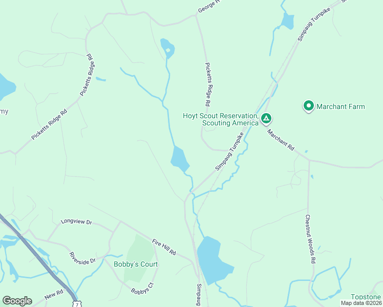 map of restaurants, bars, coffee shops, grocery stores, and more near 176 Picketts Ridge Road in Redding
