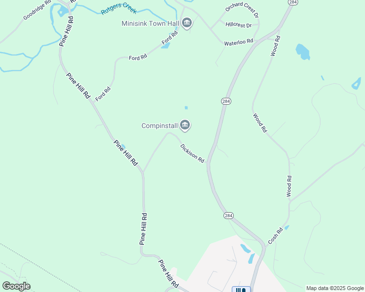map of restaurants, bars, coffee shops, grocery stores, and more near 21-9 Dickison Road in Westtown