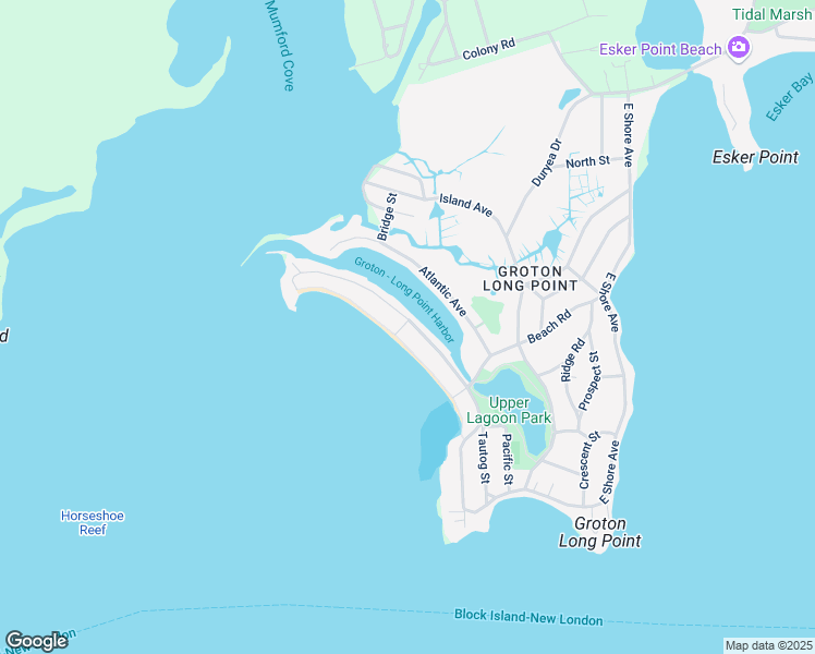 map of restaurants, bars, coffee shops, grocery stores, and more near 302 West Shore Avenue in Groton