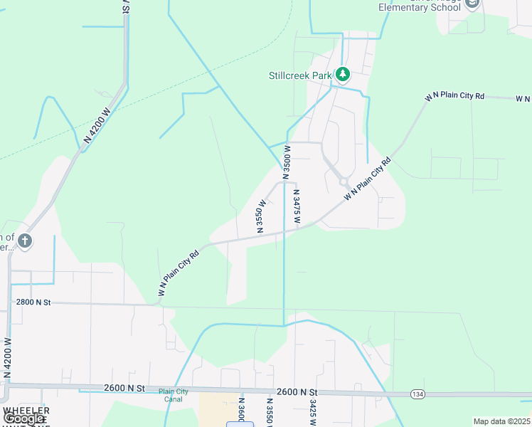 map of restaurants, bars, coffee shops, grocery stores, and more near 2932 North 3550 West in Plain City