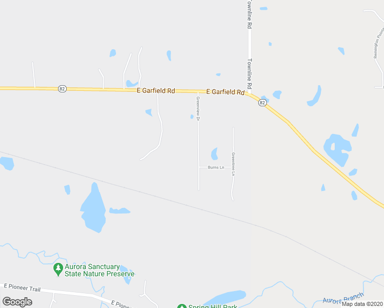 map of restaurants, bars, coffee shops, grocery stores, and more near 160 Greenview Drive in Aurora