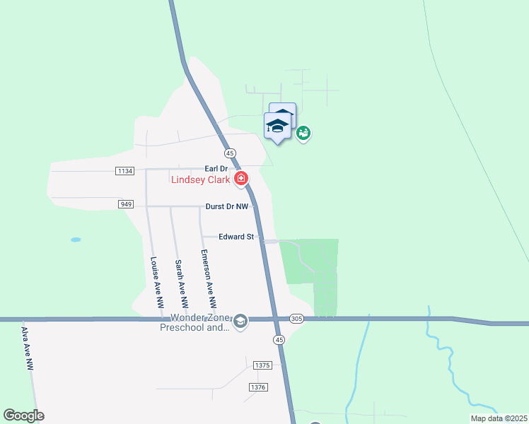 map of restaurants, bars, coffee shops, grocery stores, and more near 5876 Mahoning Avenue in Warren
