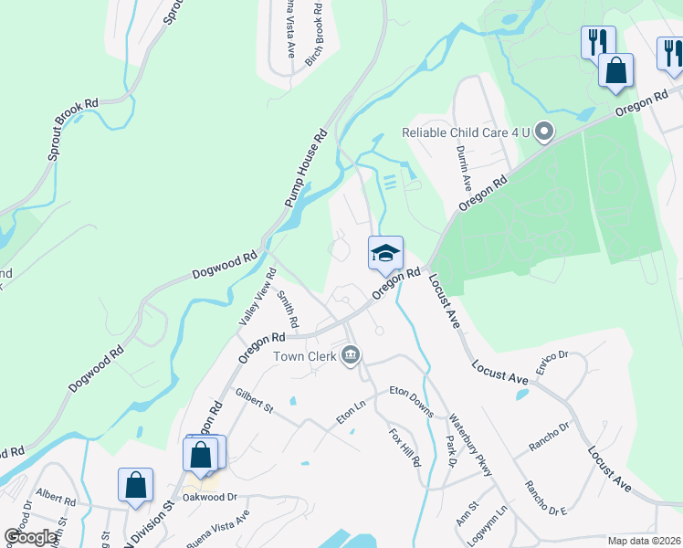 map of restaurants, bars, coffee shops, grocery stores, and more near 26 Pump House Road in Cortlandt