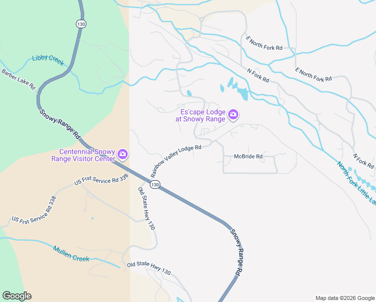 map of restaurants, bars, coffee shops, grocery stores, and more near 4 Rainbow Valley Lodge Road in Centennial