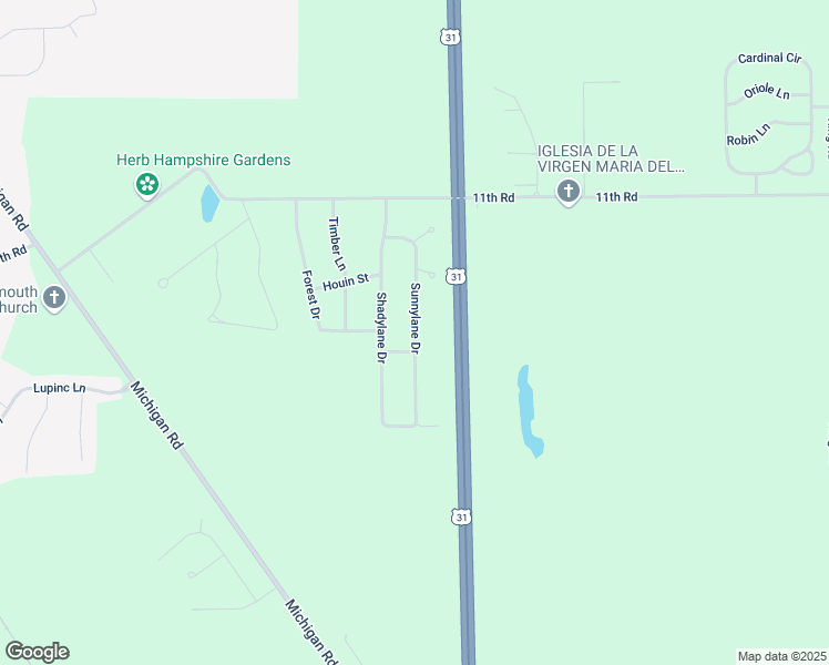 map of restaurants, bars, coffee shops, grocery stores, and more near 11298 Sunny Lane in Plymouth