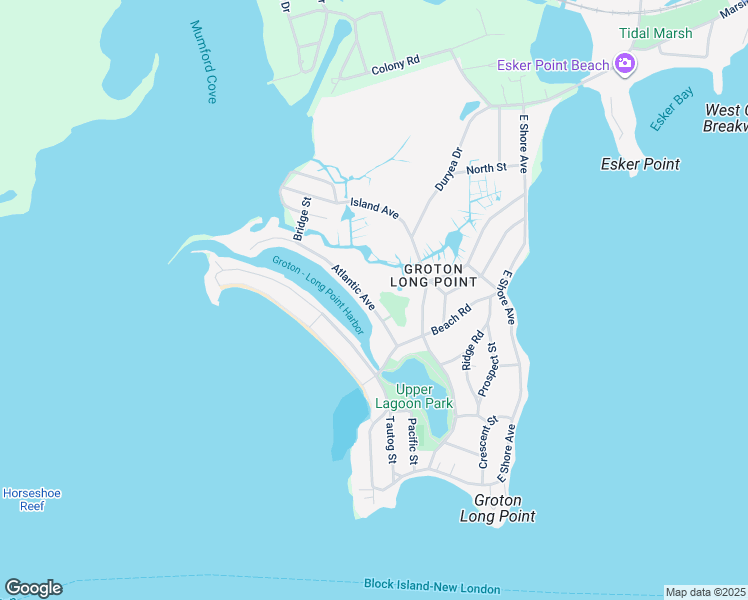 map of restaurants, bars, coffee shops, grocery stores, and more near 24 Atlantic Avenue in Groton