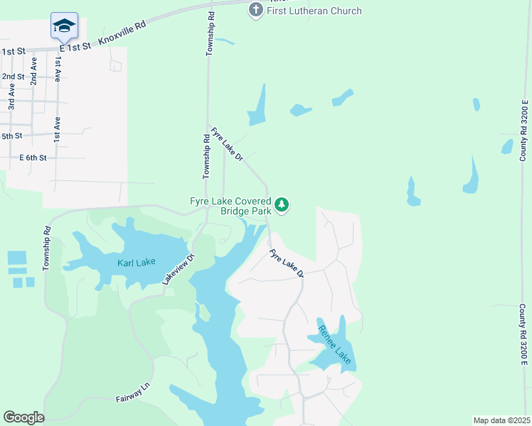 map of restaurants, bars, coffee shops, grocery stores, and more near Fyre Lake Drive in Sherrard
