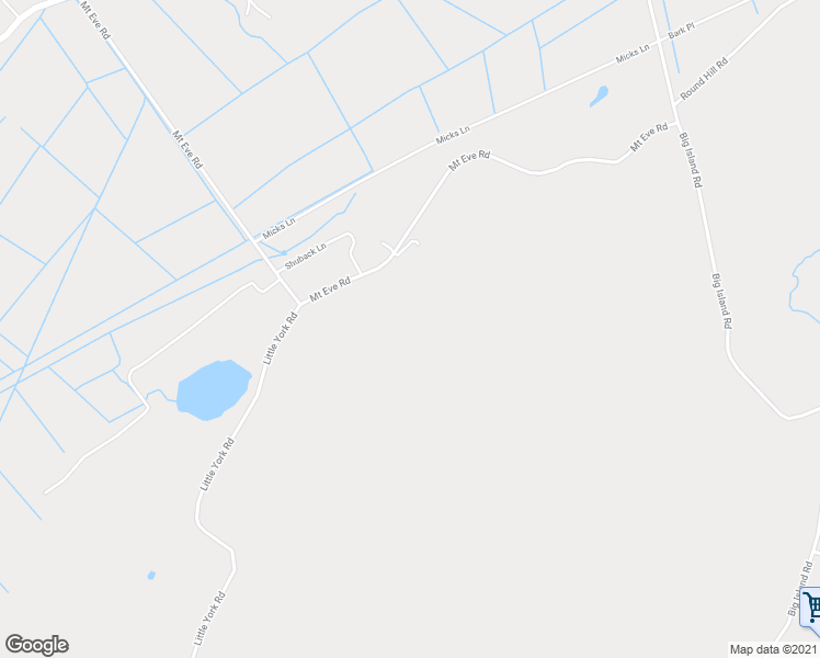 map of restaurants, bars, coffee shops, grocery stores, and more near 224 Mount Eve Road in Goshen