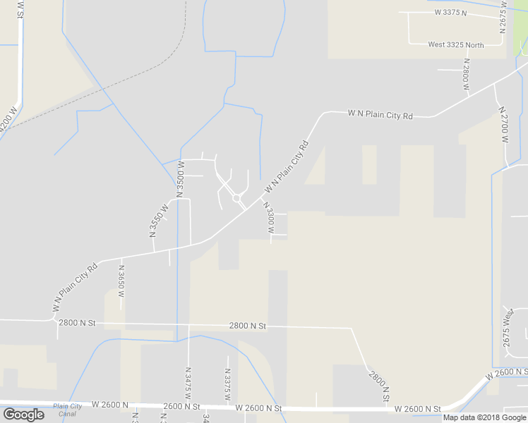 map of restaurants, bars, coffee shops, grocery stores, and more near 2999 North 3300 West in Plain City