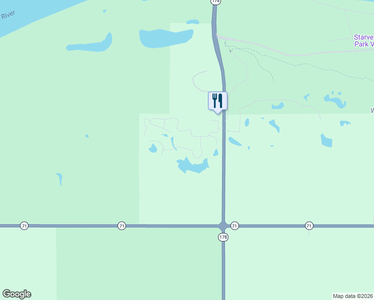 map of restaurants, bars, coffee shops, grocery stores, and more near 2643 Il Rt 178 Grand Bear in North Utica