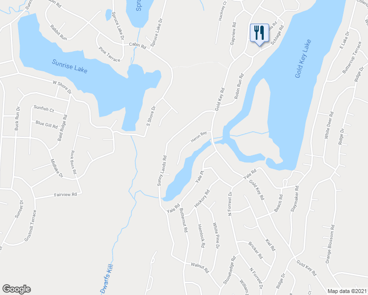 map of restaurants, bars, coffee shops, grocery stores, and more near 115 Heron Bay in Milford