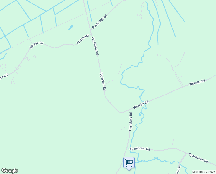 map of restaurants, bars, coffee shops, grocery stores, and more near 294 Big Island Road in Florida