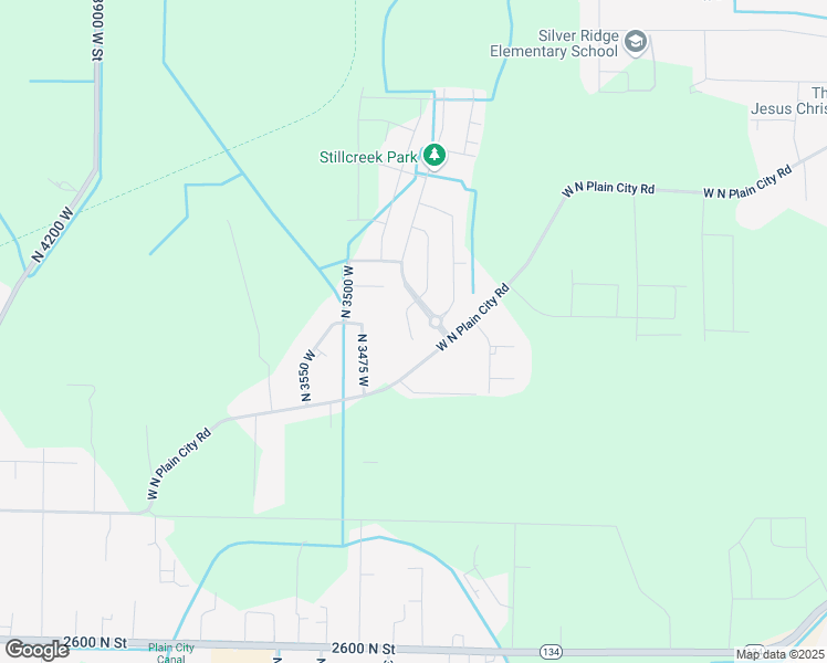 map of restaurants, bars, coffee shops, grocery stores, and more near 3005 North Morning Mist Court in Plain City