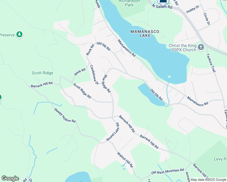 map of restaurants, bars, coffee shops, grocery stores, and more near 40 Blue Ridge Road in Ridgefield