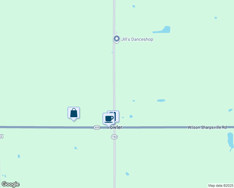 map of restaurants, bars, coffee shops, grocery stores, and more near 3586 Youngstown Kingsville Rd in Cortland
